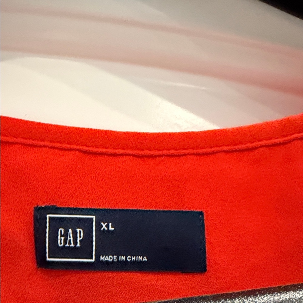 Gap XL Women's Orange Long Sleeve Dress/ Tunics - Picture 2 of 5
